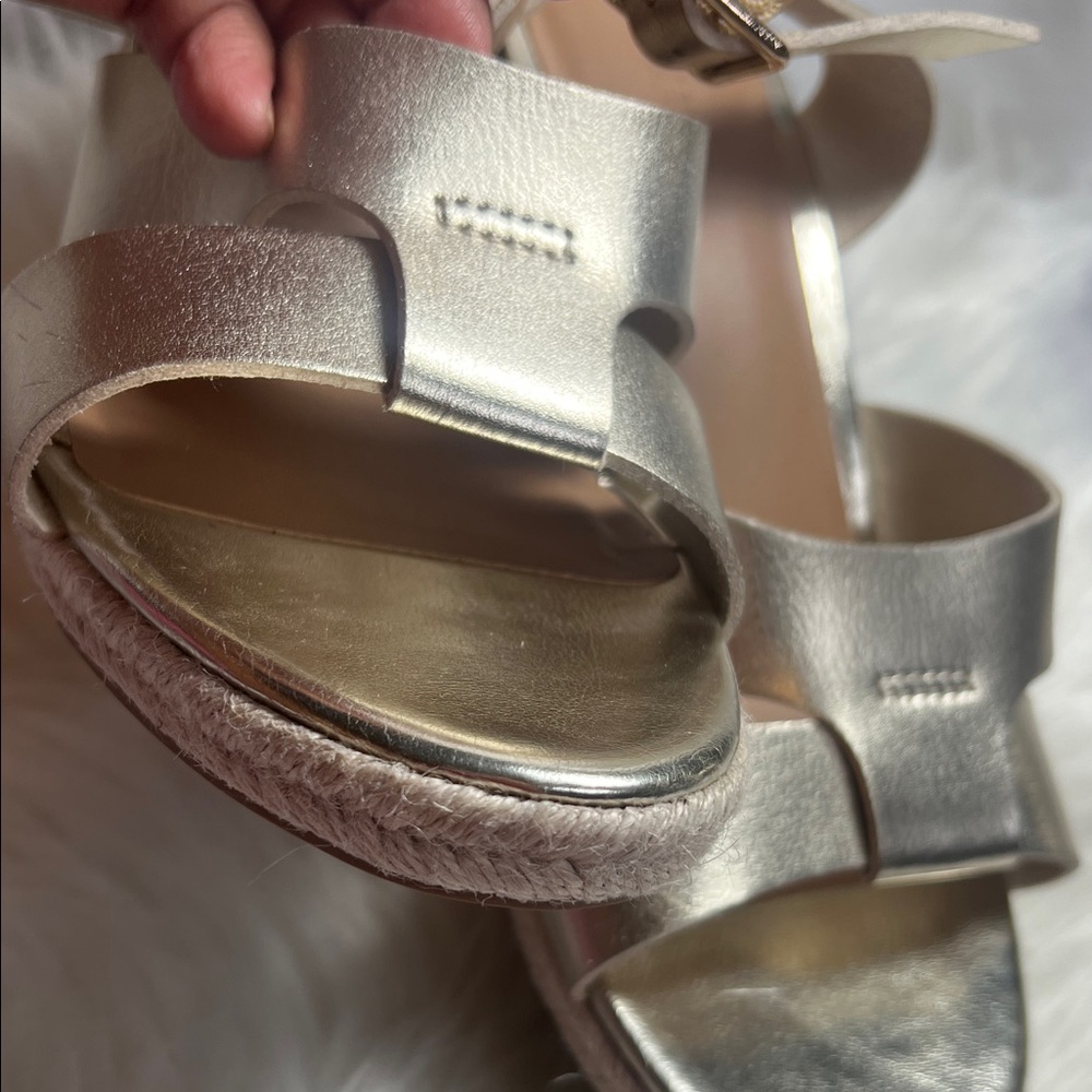 Old Navy Metallic Wedge Sandals View 3